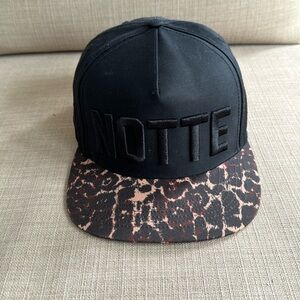 Aritzia La Notte Black Snapback Hat